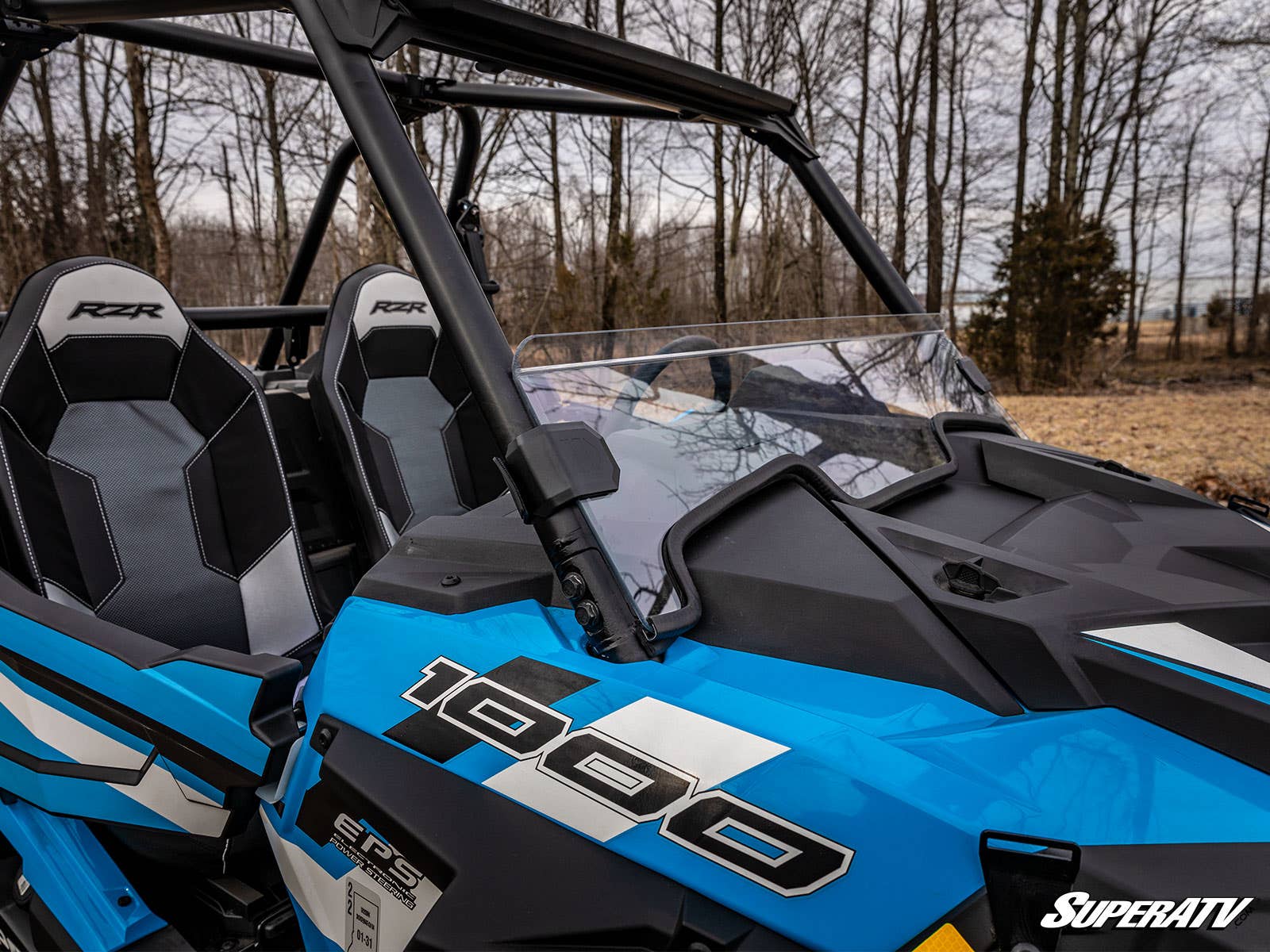 Polaris RZR XP 1000 Half Windshield - Clear - Standard 2019+