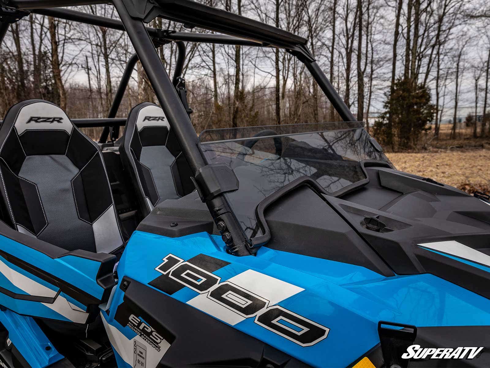 Polaris RZR XP 1000 Half Windshield - Dark Tint - Standard 2019+