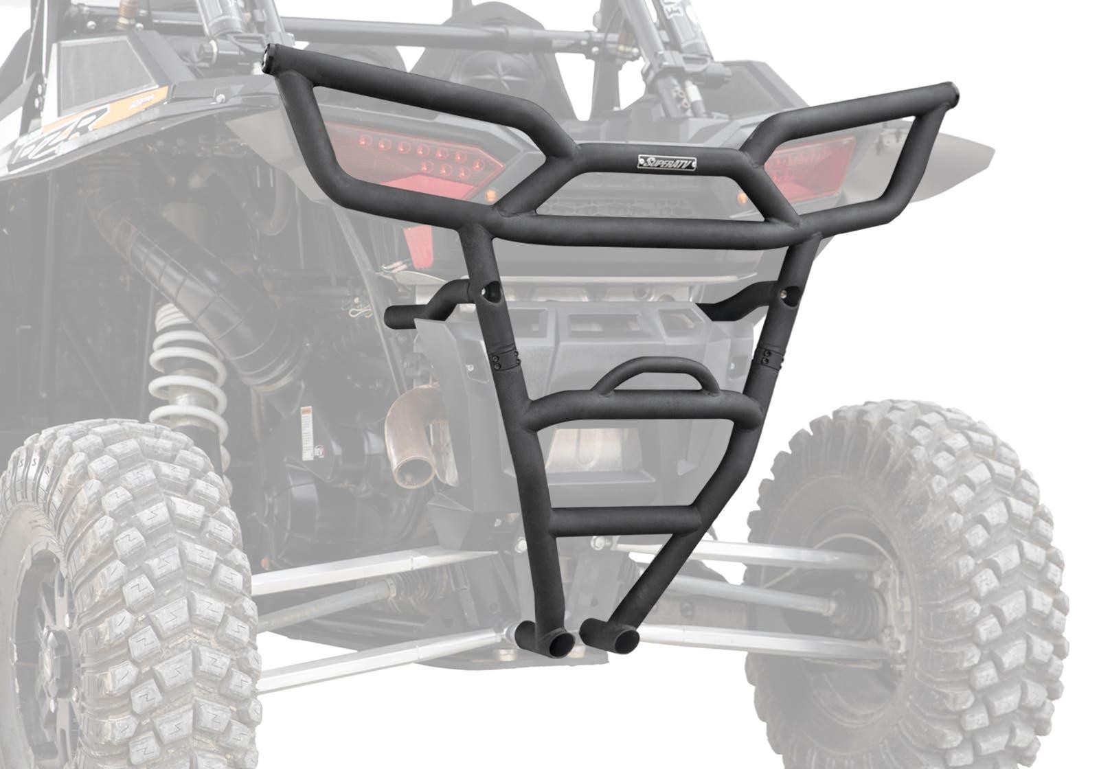 Polaris RZR 1000 Rear Bumper - Wrinkle Black