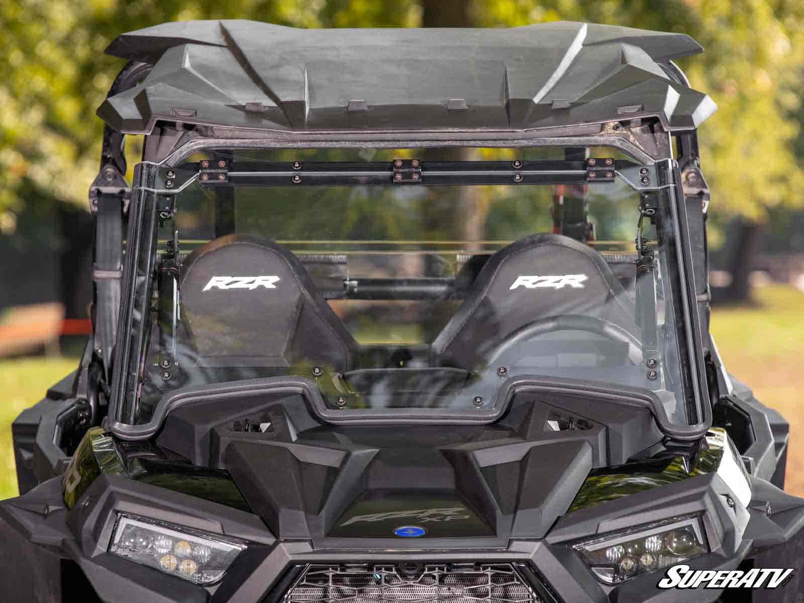 Polaris RZR XP Turbo MaxDrive Power Flip Windshield