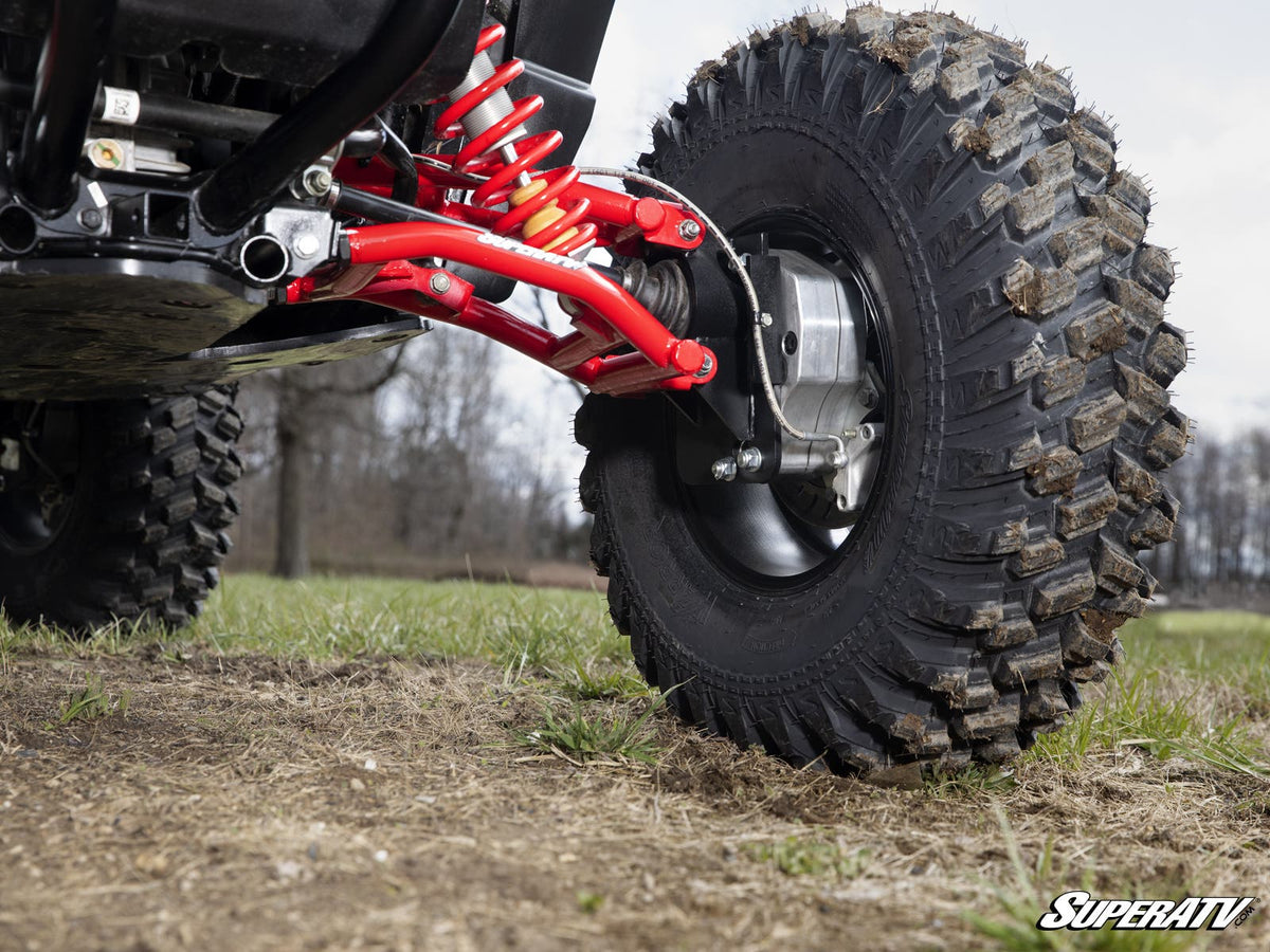 Polaris RZR 900 4in. Portal Gear Lift - Manufactured before 3/2/2015 - 4 Seat - Dual Idler - 30% Gear Reduction - Billet Housing - Without Frame Stiffener