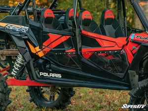 Polaris RZR XP Turbo S Clear Lower Doors - Aluminum Panels