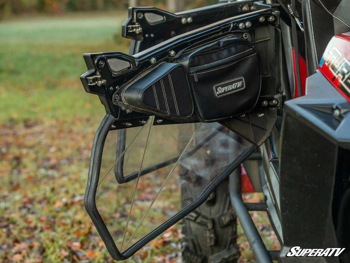 Polaris RZR XP Turbo S Clear Lower Doors - Aluminum Panels