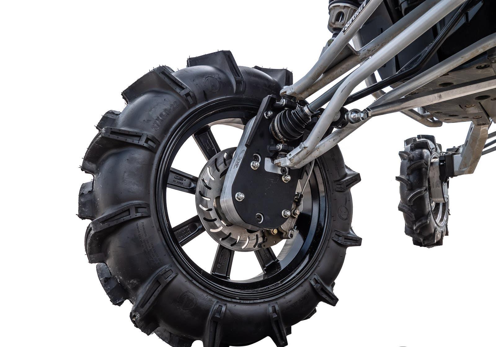Polaris RZR XP Turbo 8in. Portal Gear Lift - Single - Dual Idler - 60% Gear Reduction