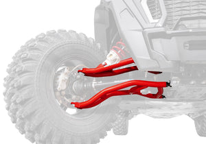 Polaris RZR XP 1000 High Clearance 2in. Forward Offset A-Arms - Red - Keller BJ