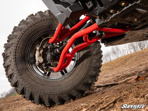 Polaris RZR XP 1000 High Clearance 2in. Forward Offset A-Arms - Red