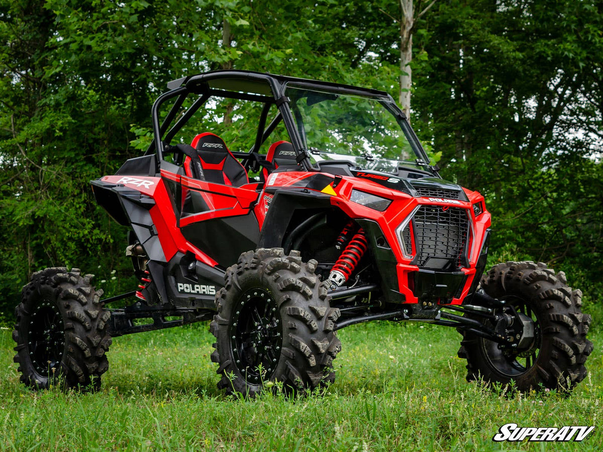 Polaris RZR XP Turbo S 4in. Portal Gear Lift - 2 Seat - Dual Idler - 15% Gear Reduction - Billet Housing