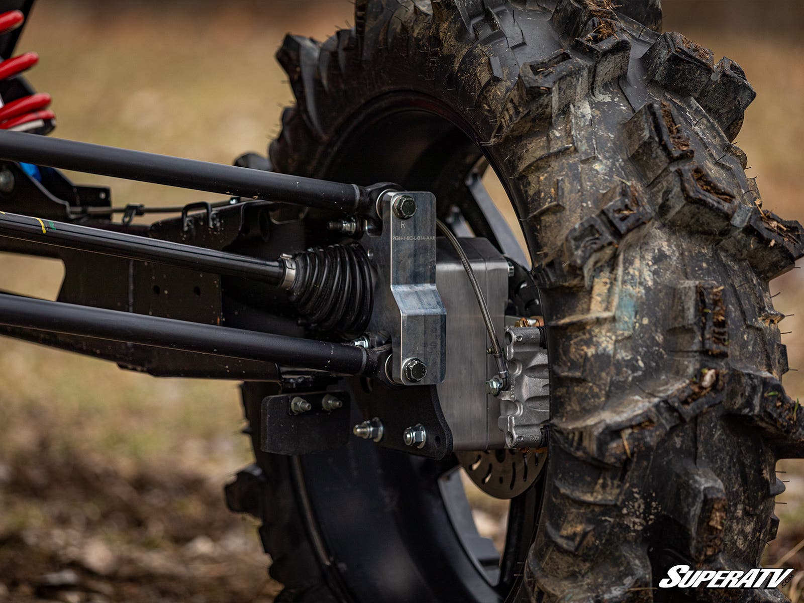 Polaris RZR XP Turbo S 4in. Portal Gear Lift - 2 Seat - Dual Idler - 15% Gear Reduction - Billet Housing
