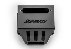 Polaris RZR XP Turbo S Winch Mounting Plate with 3500 lb. Winch for No Bumper