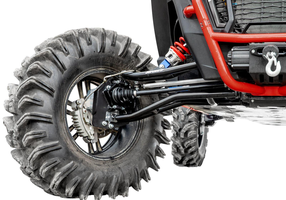 Polaris RZR XP Turbo S 4in. Portal Gear Lift - 2 Seat - Dual Idler - 30% Gear Reduction - Billet Housing
