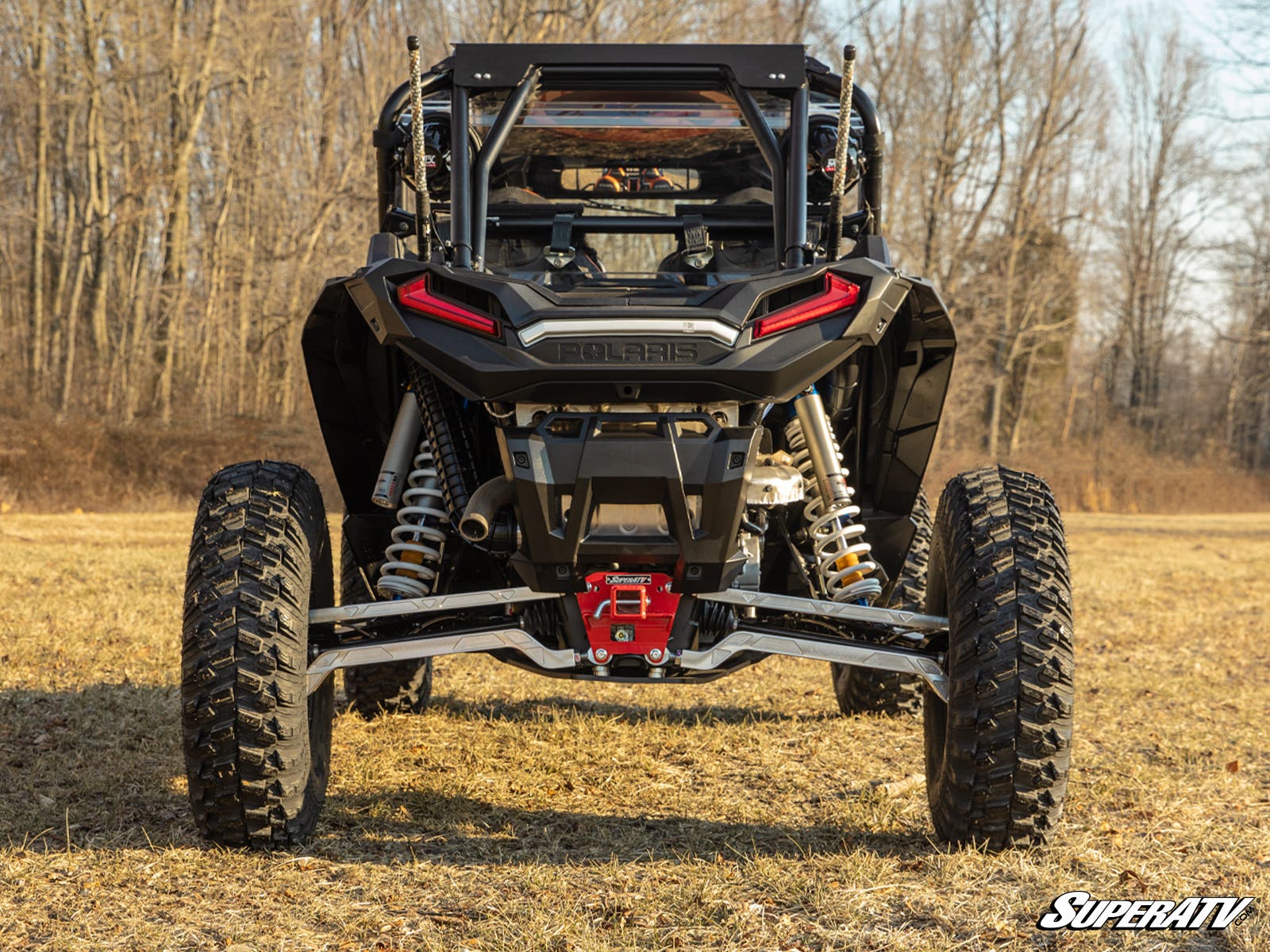 Polaris RZR XP Turbo S Rear Receiver Hitch - Red