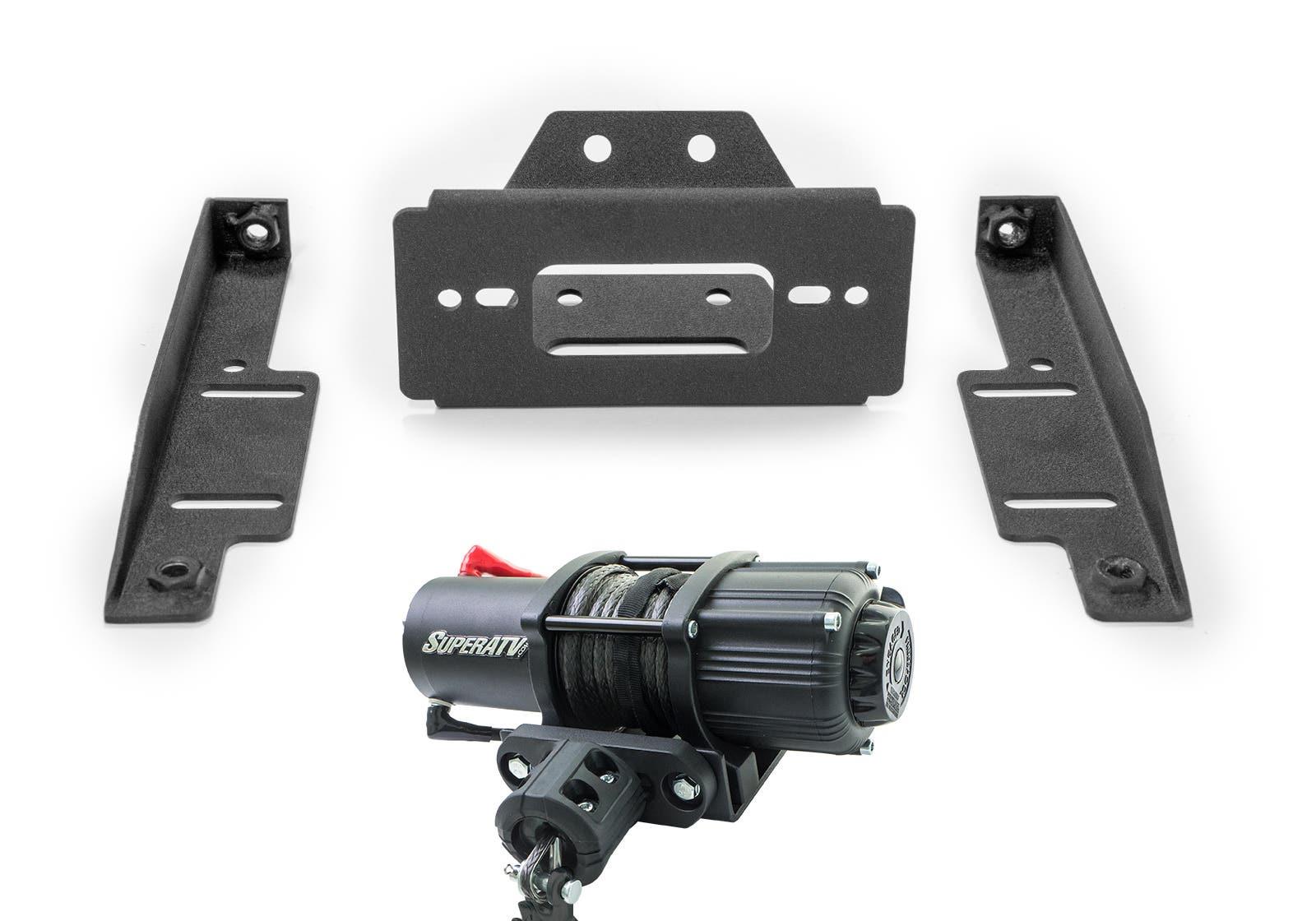 Polaris RZR Winch Mount & 3500 lb. Winch