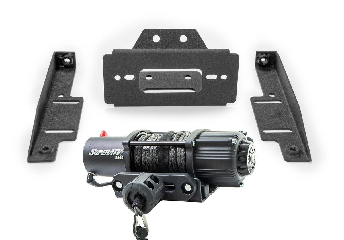 Polaris RZR 1000 Winch Mount & 4500 lb. Winch