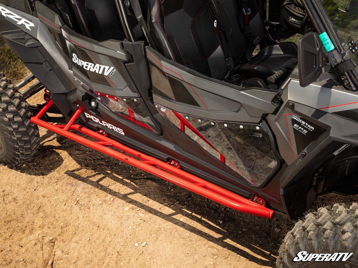 Polaris RZR XP 1000 Nerf Bar/Tree Kicker - Red