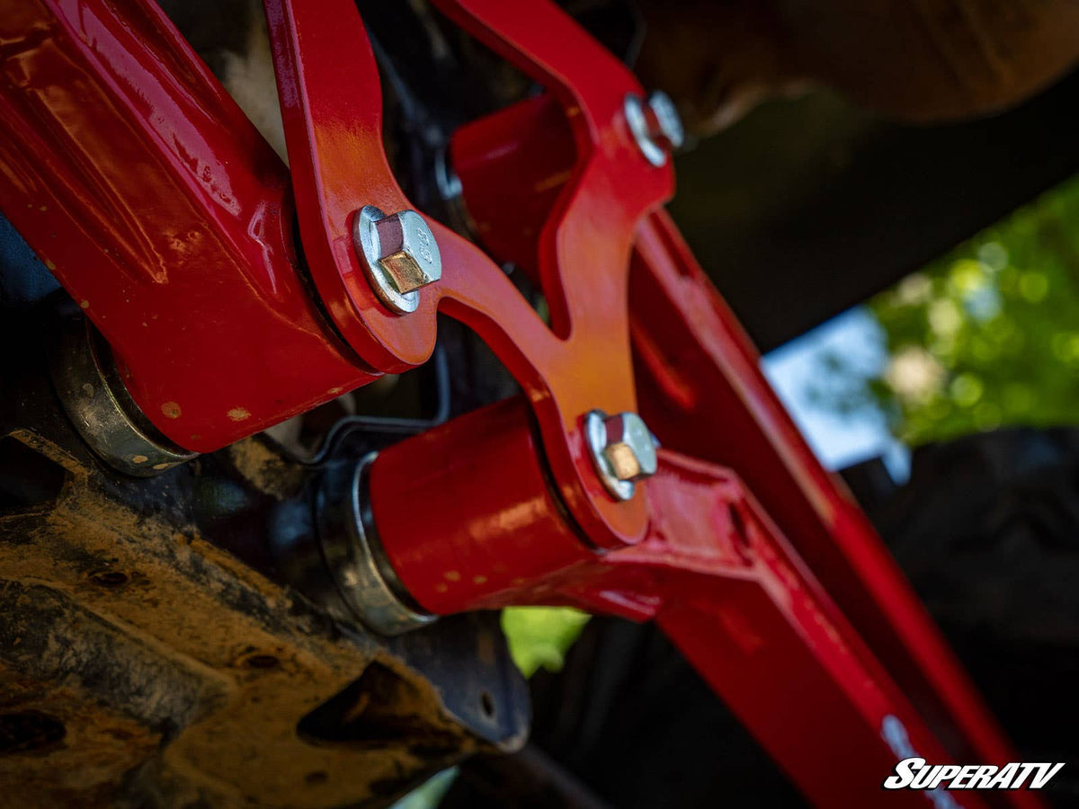 Polaris RZR XP 900 High Clearance Boxed Radius Arms - Red