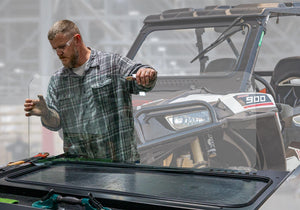 Replacement Glass Windshield Kit - RZR Turbo S