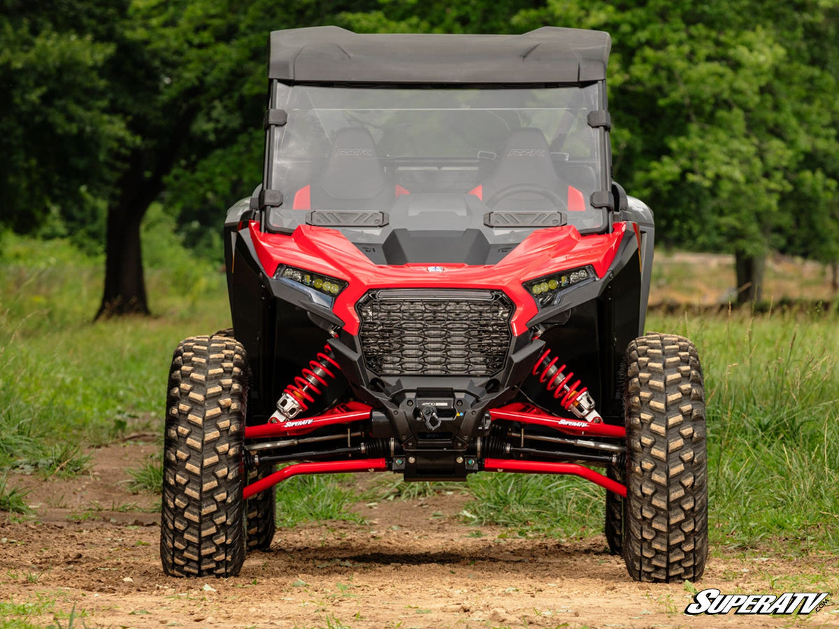 Polaris RZR XP 1.5in. Forward Offset A-Arms - Red - No Ball Joints