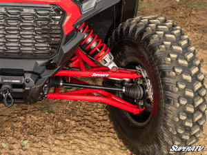 Polaris RZR XP 1.5in. Forward Offset A-Arms - Red - No Ball Joints