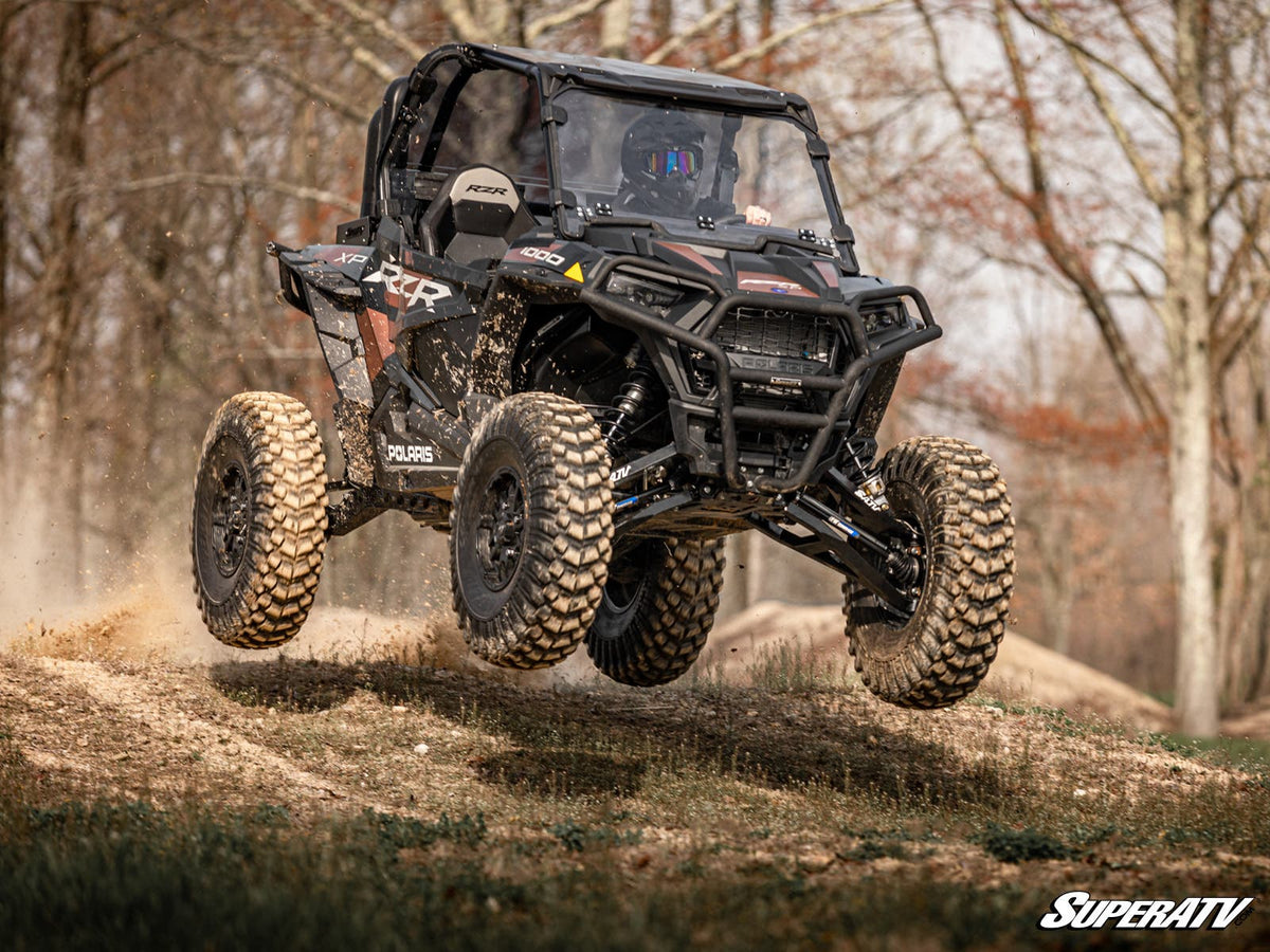Polaris RZR XP Turbo Sidewinder A-Arms - 1.5in. Forward Offset - Black - Heavy duty ball joints