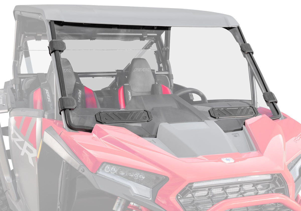 Polaris RZR XP S Vented Full Windshield - Clear Scratch Resistant