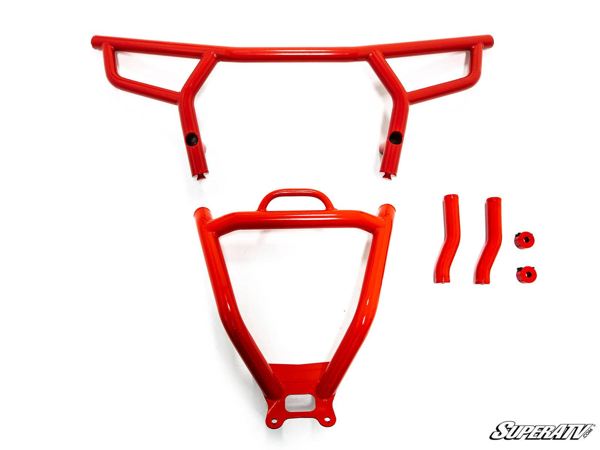 Polaris RZR XP Turbo S Rear Bumper - Red