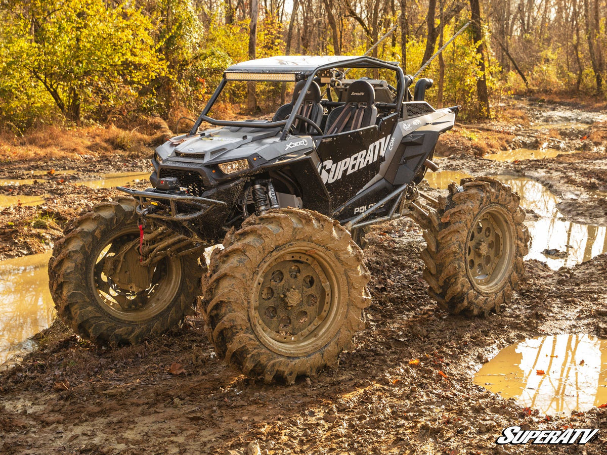 Polaris RZR XP 1000 8 8in. Portal Gear Lift - Single Idler - 30% Gear Reduction - Cast Housing