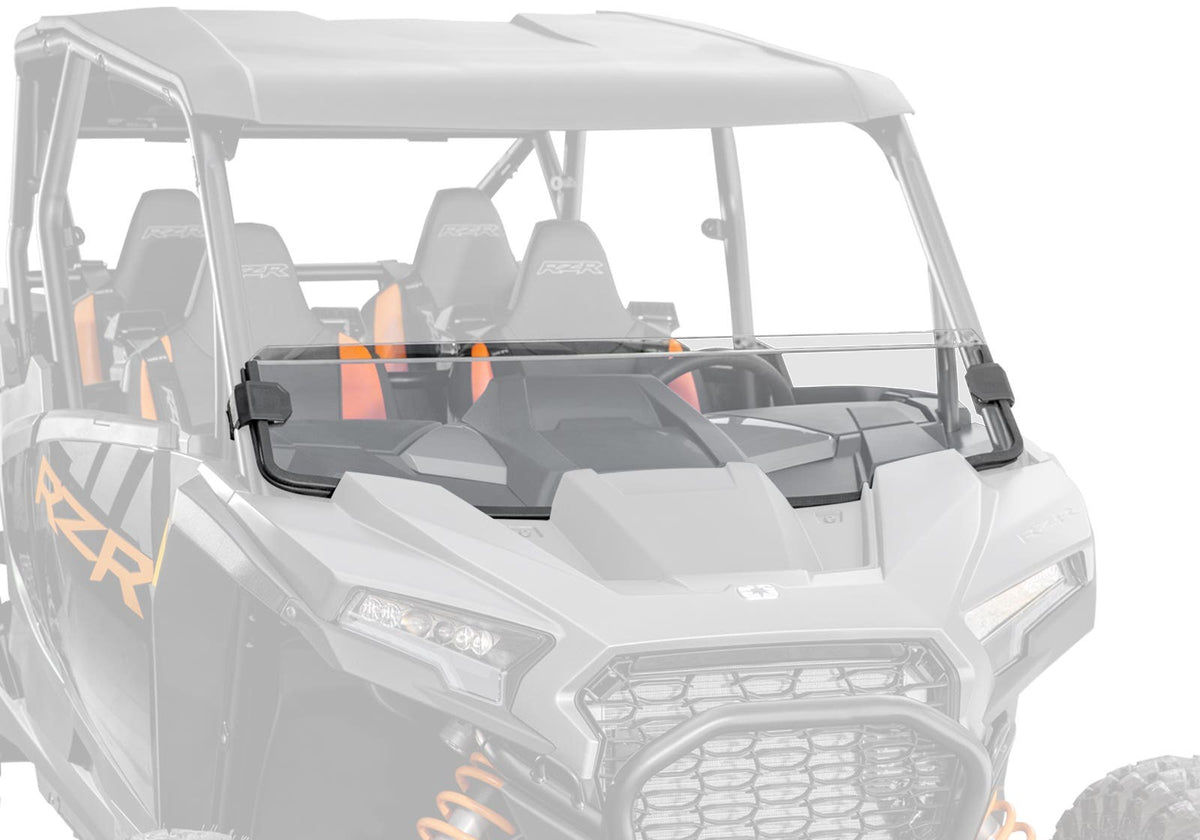 Polaris RZR XP S Half Windshield - Clear Standard