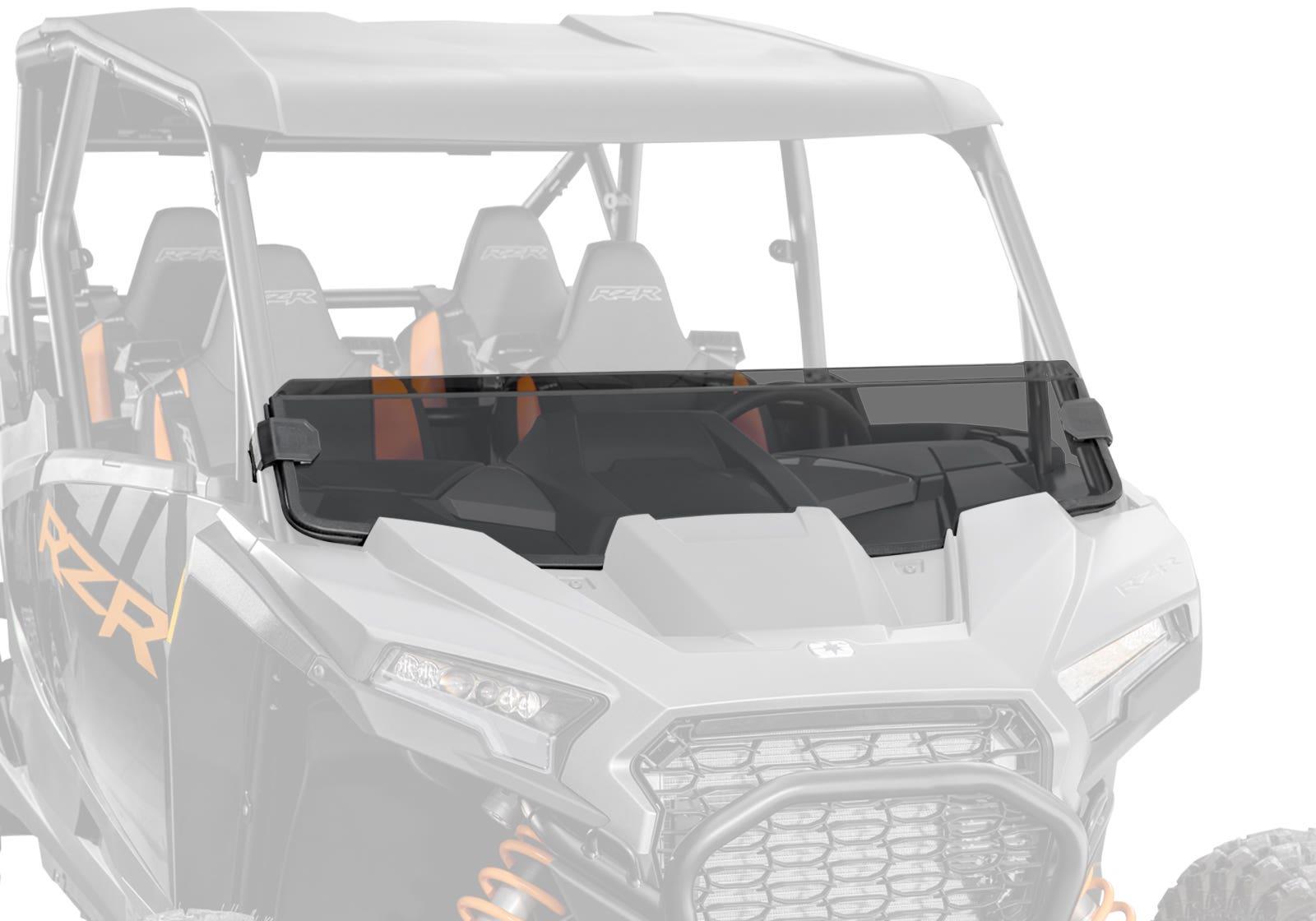 Polaris RZR XP 1000 Half Windshield - Dark Tint Standard - 2024+