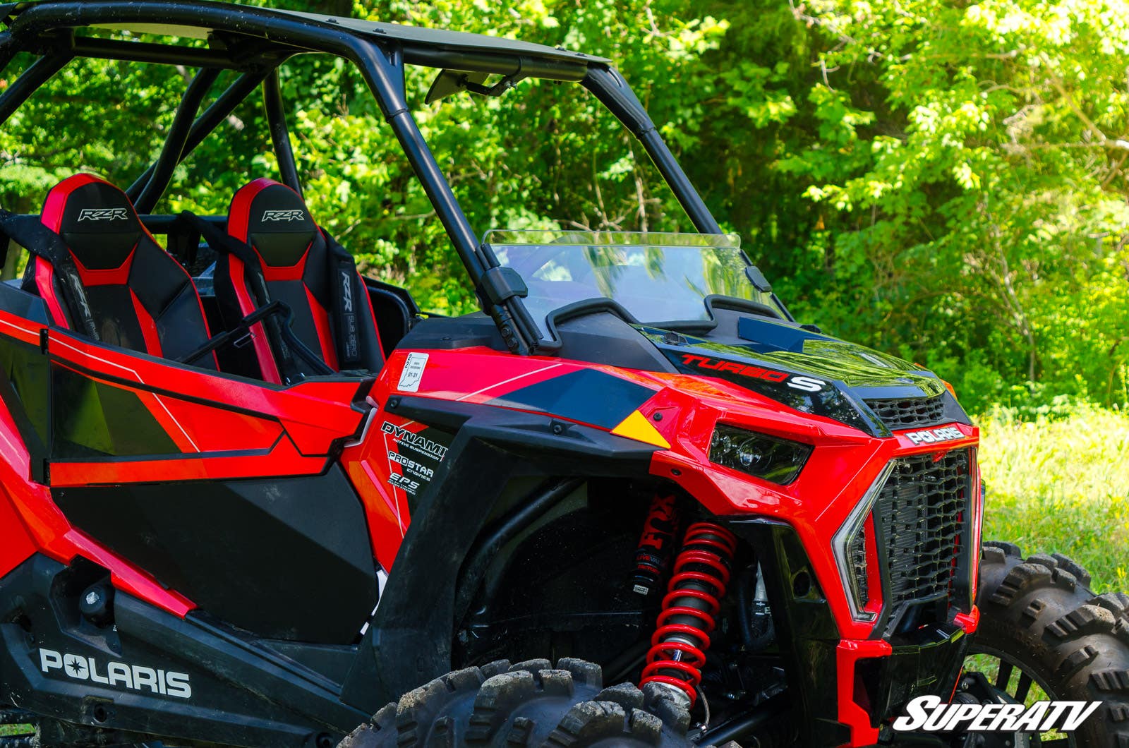 Polaris RZR Turbo S Half Windshield - Clear - Standard