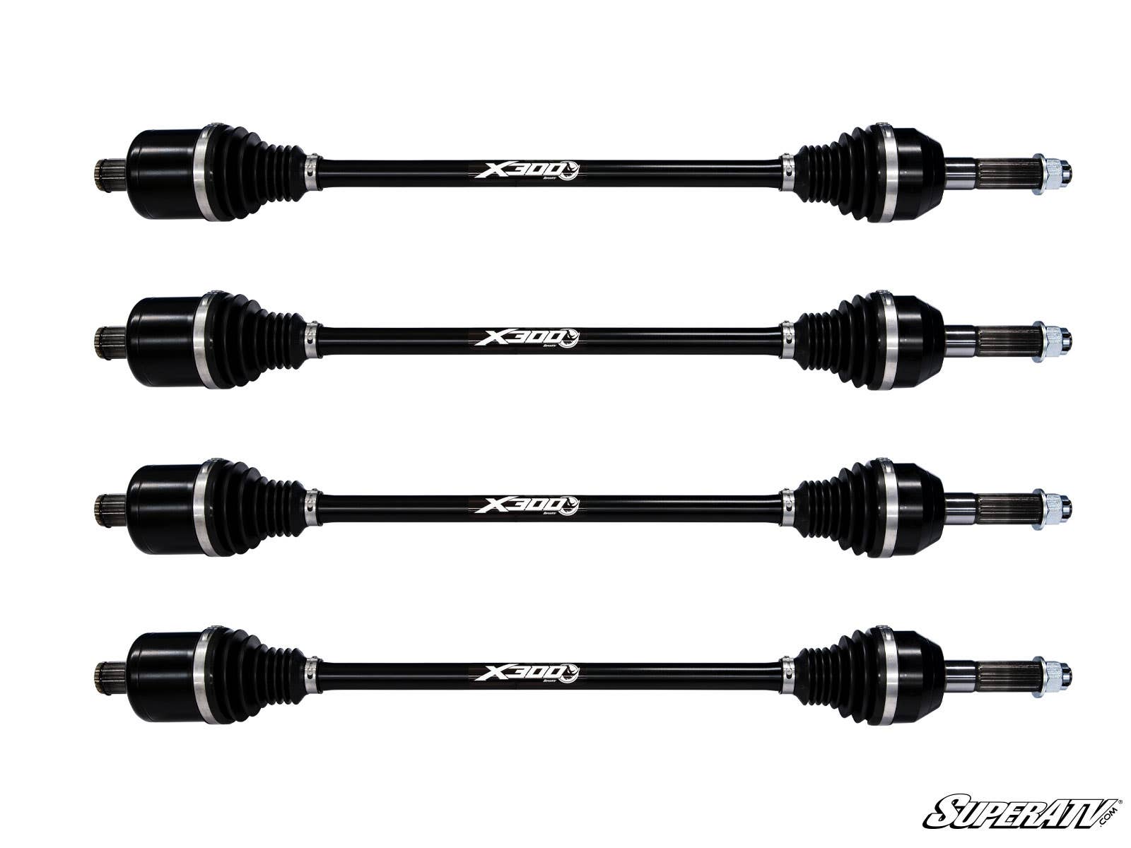 Polaris RZR 900 S/ General 7-10in. Lift Kit - Piggyback Shocks - X300 Axles - Black