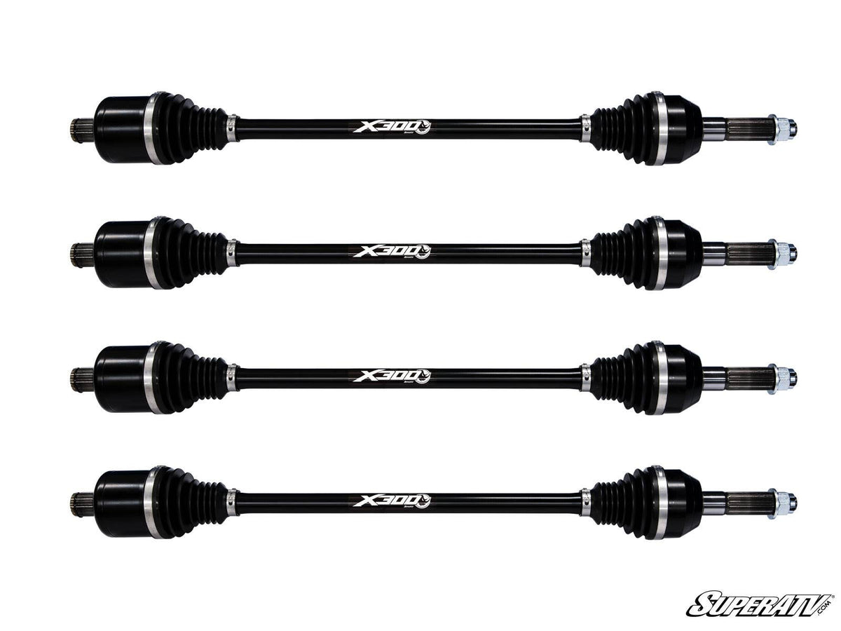 Polaris RZR 900 S/ General 7-10in. Lift Kit - Piggyback Shocks - X300 Axles - Black