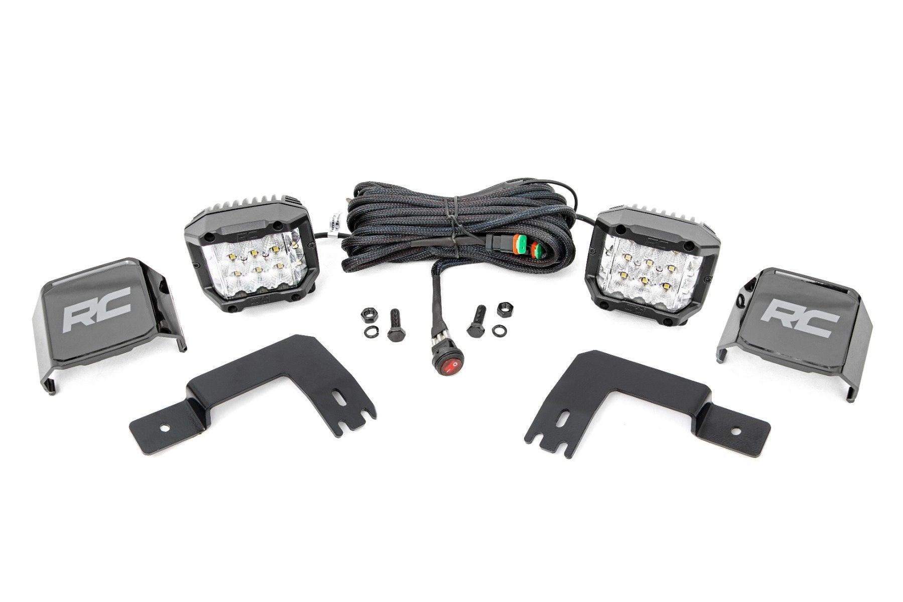 LED Light | Under Bed Mount | 3" Chrome Pair | Wide Angle | Polaris XPEDITION ADV 5