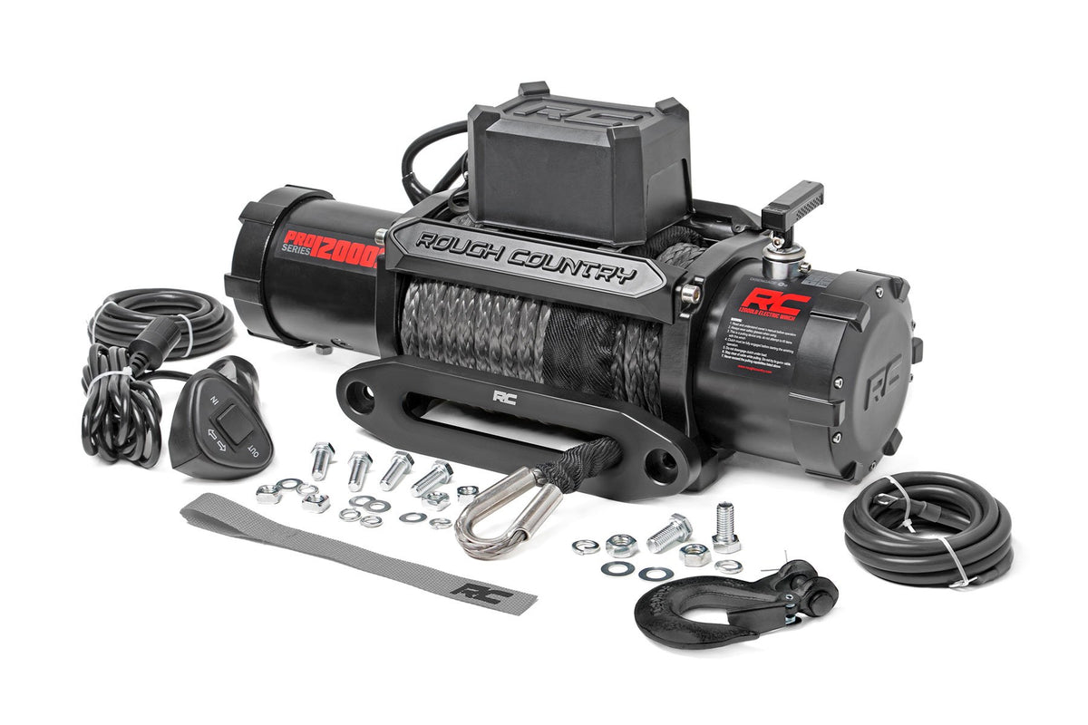 12000-Lb Pro Series Winch Synthetic Rope