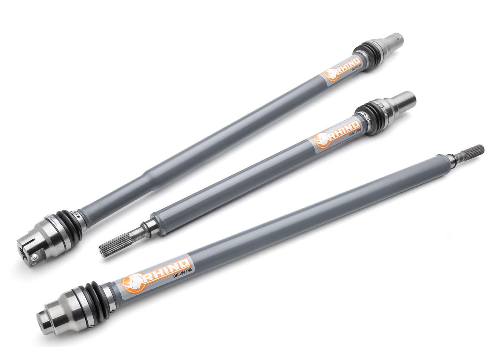 Polaris RZR Turbo R Heavy-Duty Prop Shaft—Rhino Driveline - front, mid, and rear