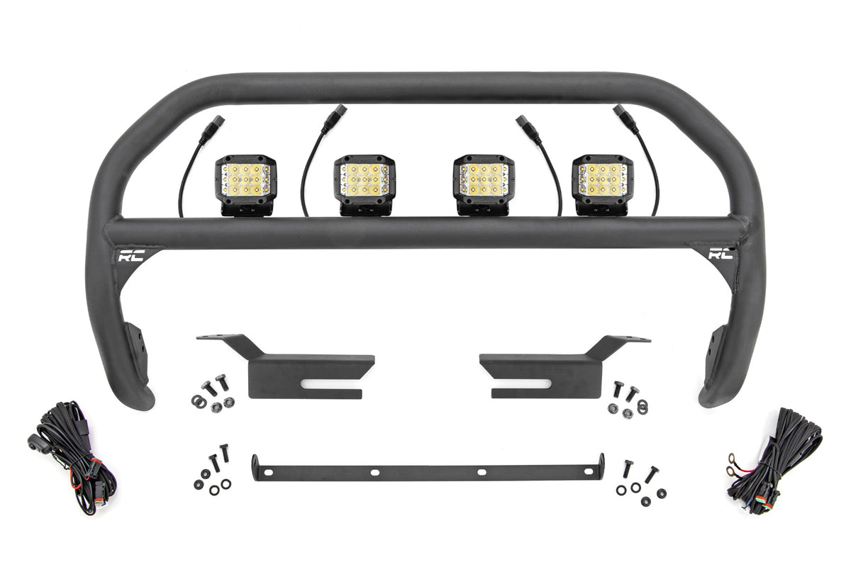 Nudge Bar | 3 Inch Wide Angle Led (x4) | Ford Bronco 4WD (2021-2026)