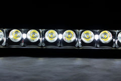 30 Inch Black Series LED Light Bar | Curved | Single Row | Cool White DRL