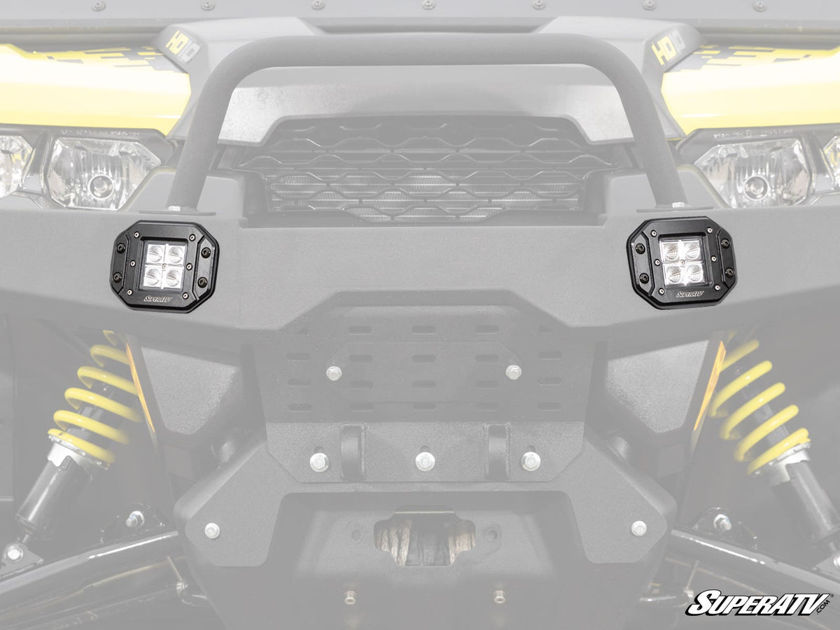 Polaris Ranger XP 570 Outfitter Bed Rack - Recessed Lights + 2 Pin Wiring Harness