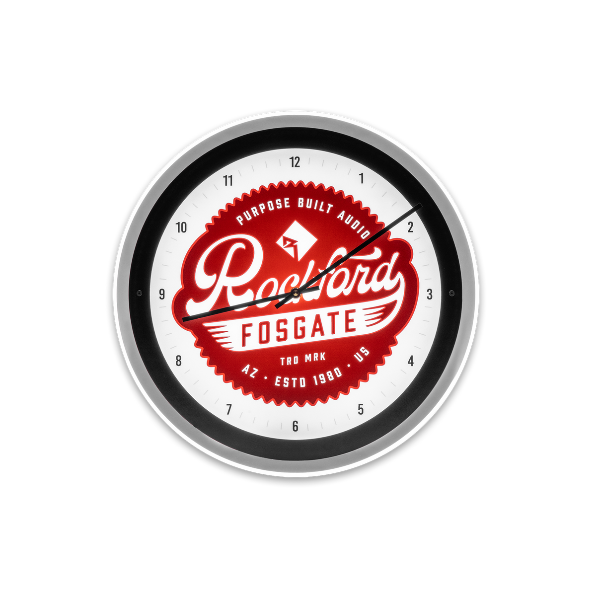 Rockford Fosgate LED Backlit Analog Clock