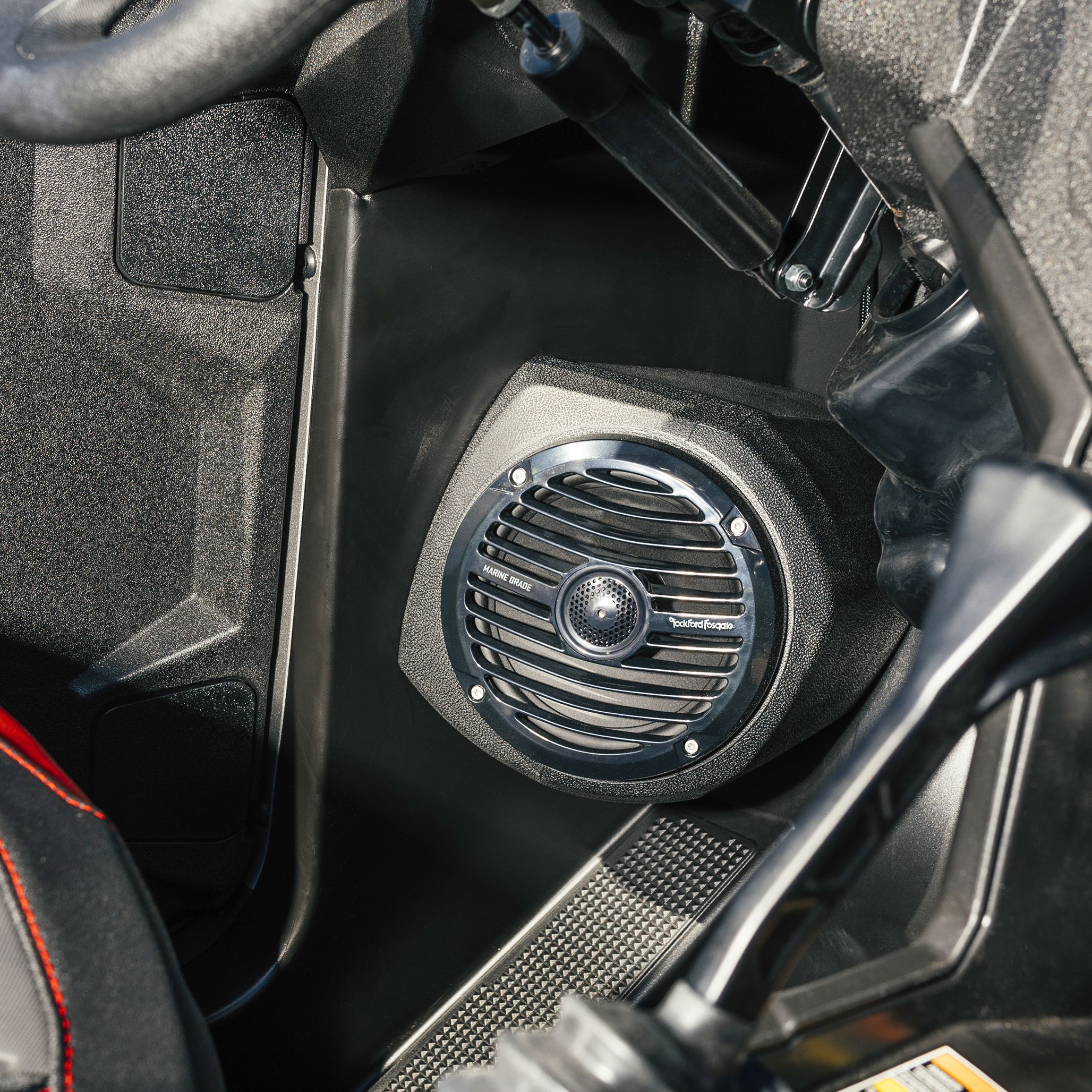 6.5′′ front lower speaker enclosures for select 2016+ Polaris GENERAL models