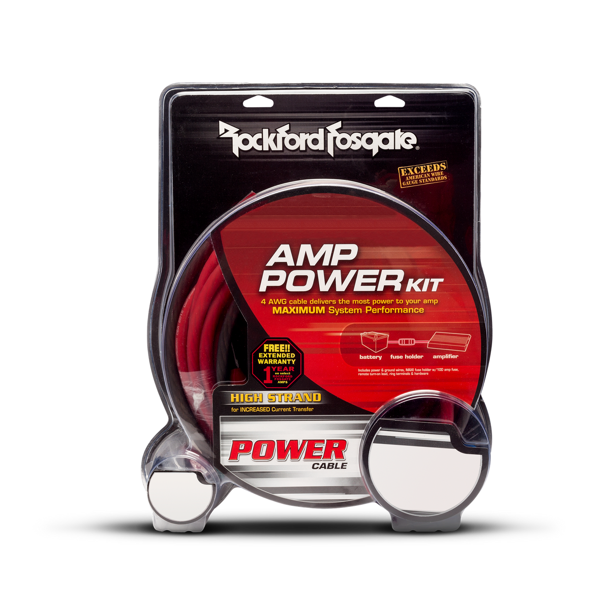 4 AWG Complete Dual Amp Installation Kit