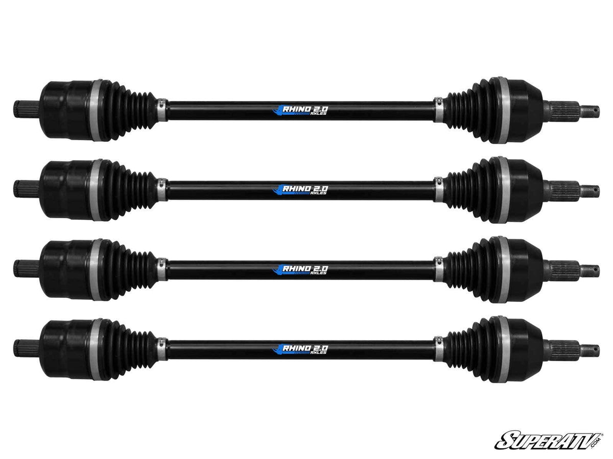 Polaris RZR 900 S/ General 7-10in. Lift Kit - Piggyback Shocks - Rhino 2.0 Axles - Red