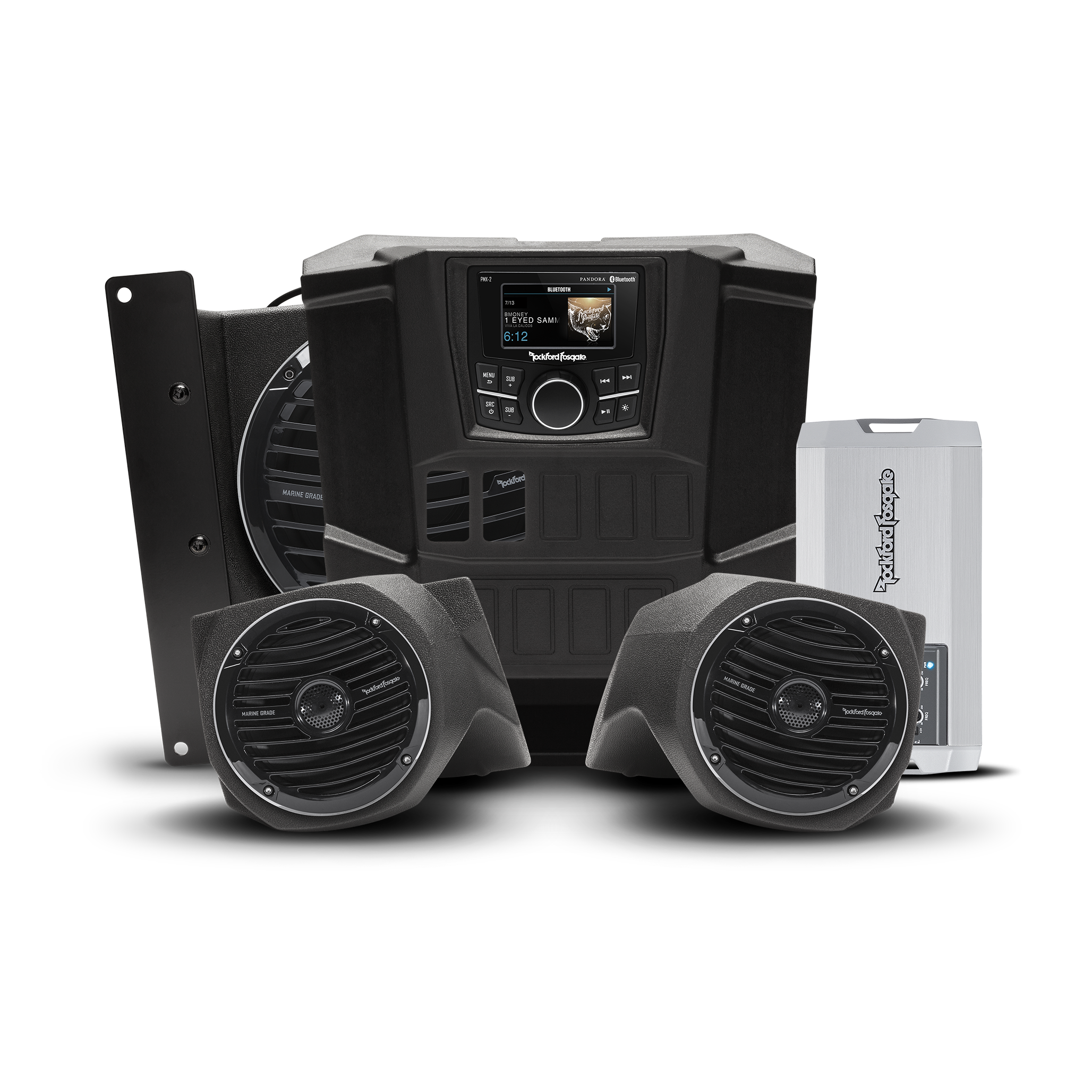 2015-2017 400 watt stereo front lower speaker and subwoofer kit for select RANGER models (Gen-1)