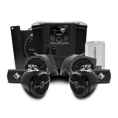 400 watt stereo, front lower speaker, rear speaker, and subwoofer kit for select Polaris RANGER® models(RNGR-STAGE4)