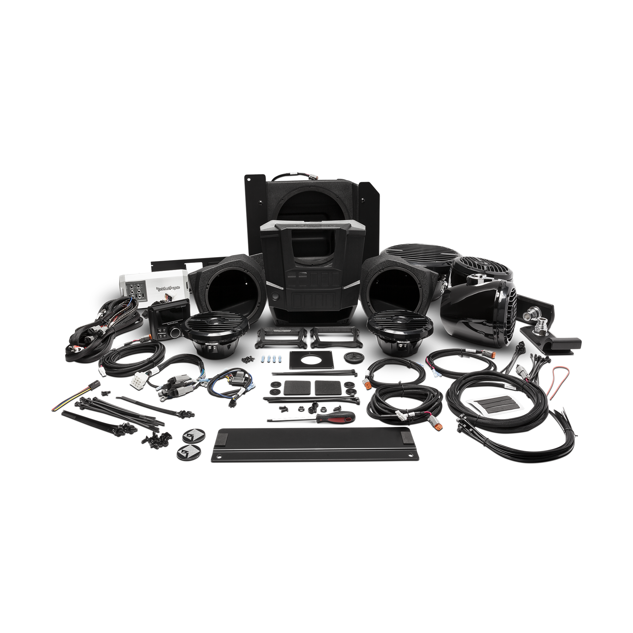 2015-2017 400 watt stereo front lower speaker rear speaker and subwoofer kit for select Polaris RANGER models (Gen-1)