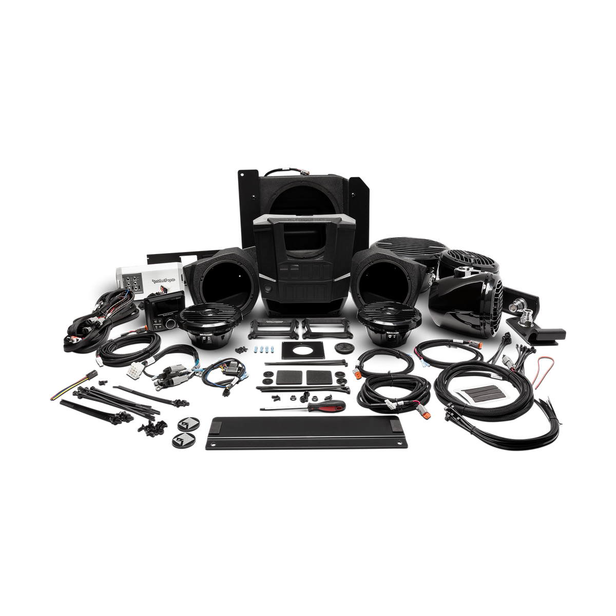 2015-2017 400 watt stereo, front lower speaker, rear speaker, and subwoofer kit for select Polaris RANGER® models (Gen-1)