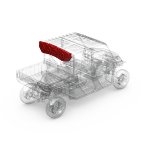 RNGR18-CAPM2 - Rear Audio Cap for Select 2018+ Polaris Ranger Models - image 3