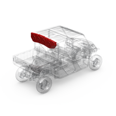 Rear Audio Cap for Select 2018+ Polaris Ranger Models