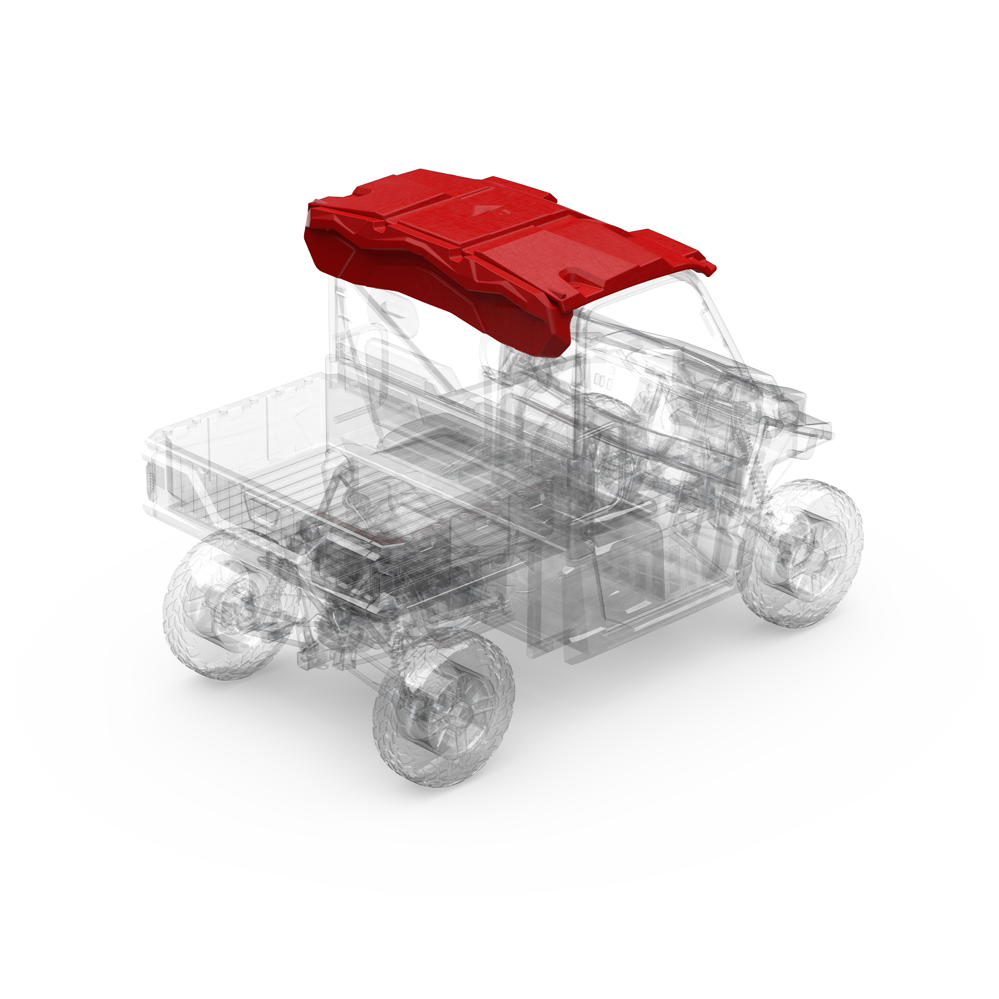 Front Audio Roof for Select 2018+ Polaris Ranger 2-Door Models