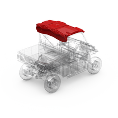 Front Audio Roof for Select 2018+ Polaris Ranger 2-Door Models