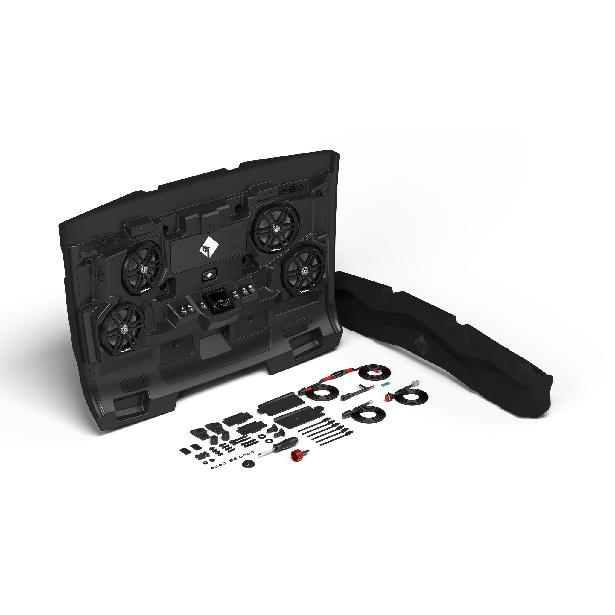 RNGR18-ROOF2M2 - Front Audio Roof for Select 2018+ Polaris Ranger 2-Door Models - image 2